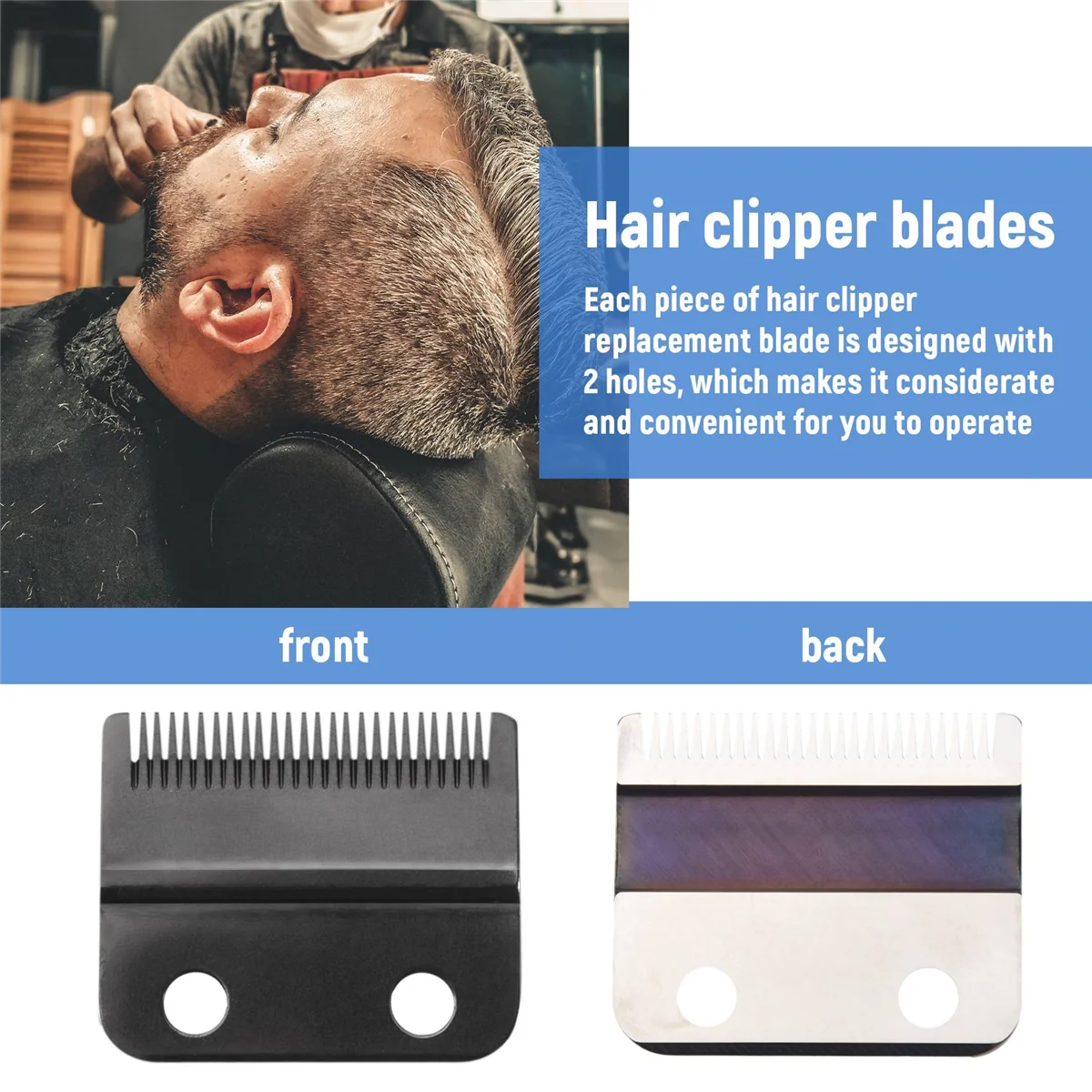 Adjustable Hair Clipper Replacement Blades – Wahl Compatible