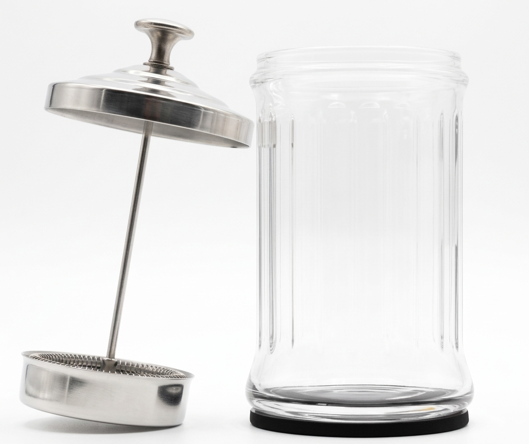 Salon Tool Disinfection Jar — Glass Sterilization Container | Barber, Nail & Spa Use