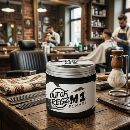 Out of Regz M1 Hair Pomade — Medium Hold, Matte Finish | Water-Based, 4oz