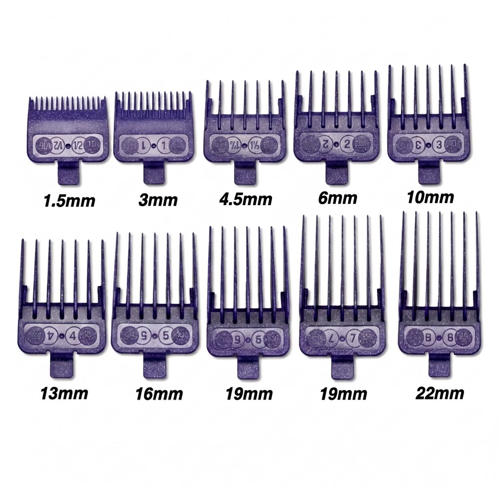 10-Pack Universal Clipper Guard Set – Fits M10, R77F, WMARK & More | 1.5mm–13mm