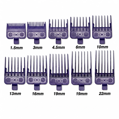 10-Pack Universal Clipper Guard Set – Fits M10, R77F, WMARK & More | 1.5mm–13mm