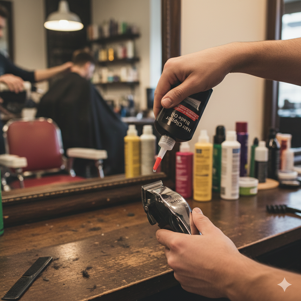 Clipper Blade Oil for Barbers – Anti-Rust, Odorless Mineral Oil | Extends Blade Life
