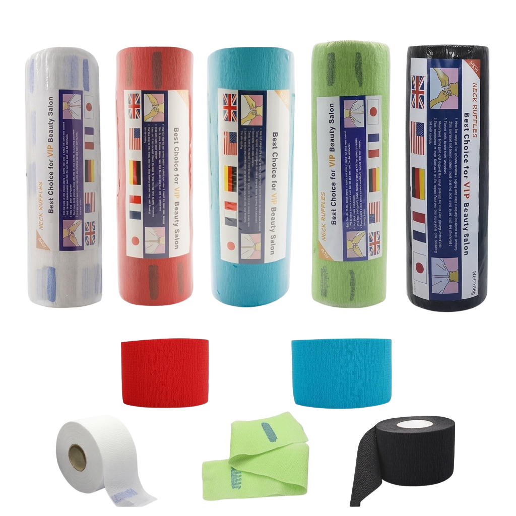 Disposable Barber Neck Strips – Bulk Pack | Daily Hygiene Essential for Professional Barbers