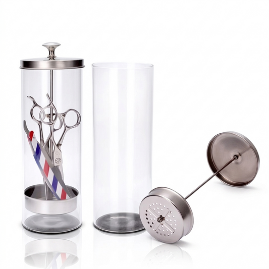 Salon tool disinfection jar