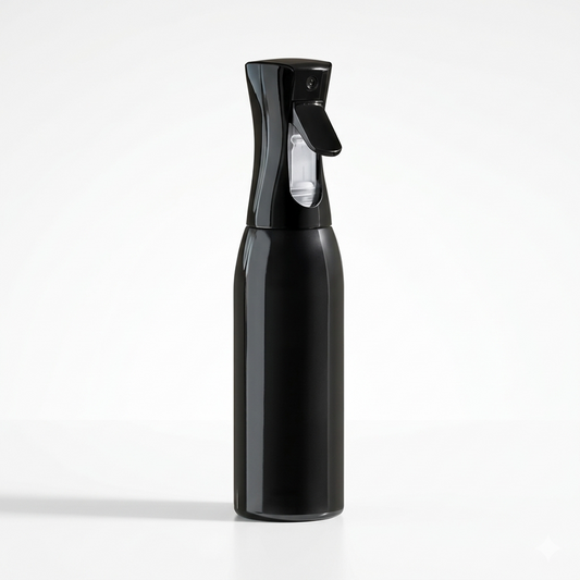 Continuous fine mist spray bottle